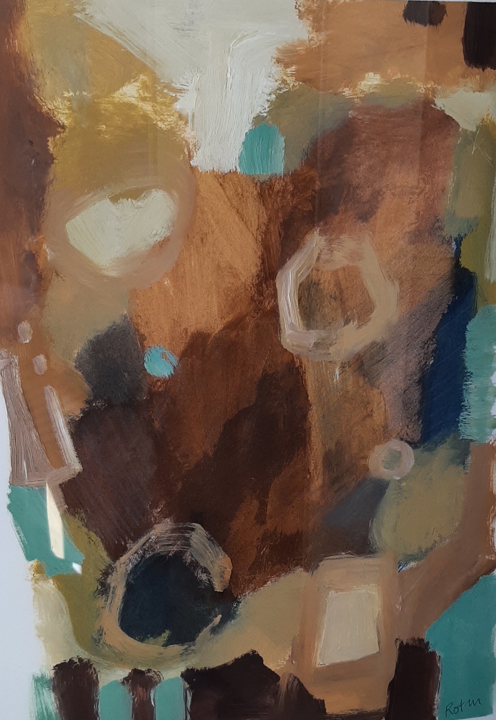 Painting_-_The_Earth_Below_-_framed_on_paper_1