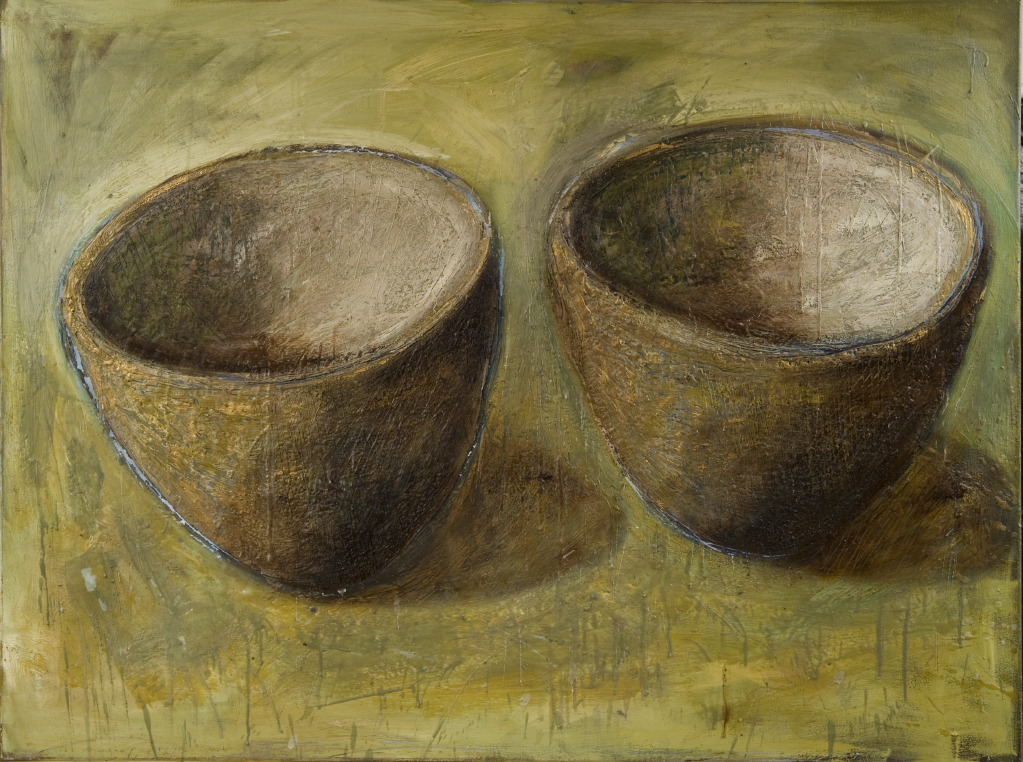 Golden_Bowls_mixed_media_36x48
