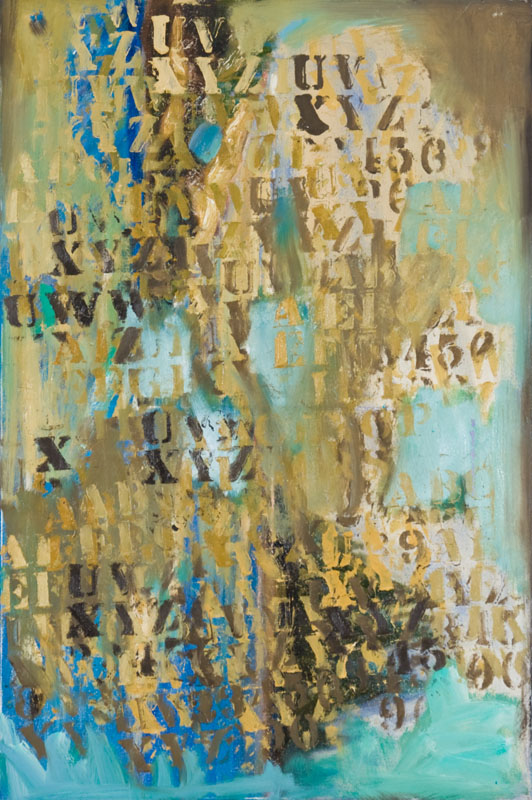 Broken_English_II_-_oil_on_canvas_-_36_x_22_-_